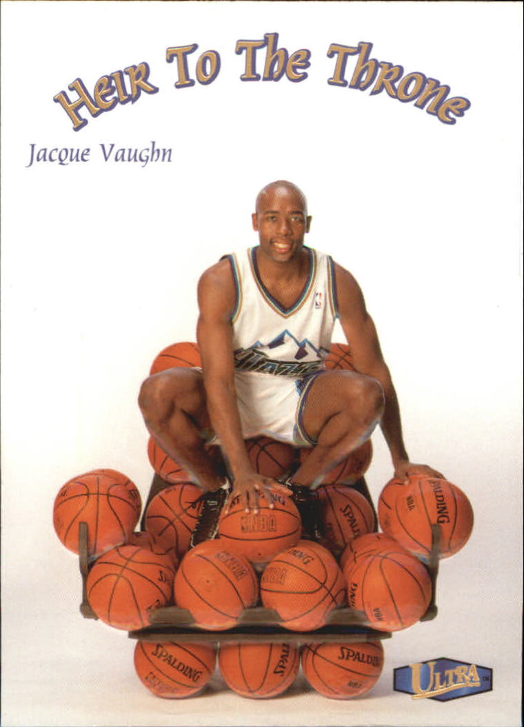 1997-98 Ultra Heir to the Throne #9 Jacque Vaughn