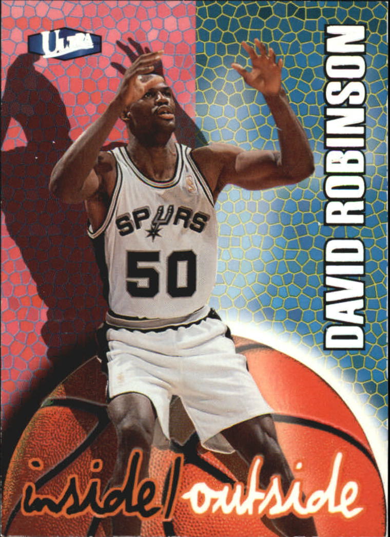 1997-98 Ultra Inside/Outside #3 David Robinson - NM-MT