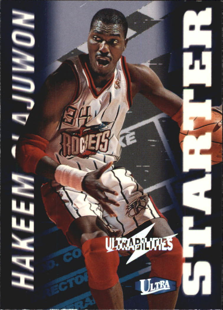 1997-98 Ultra Ultrabilities #18 Hakeem Olajuwon