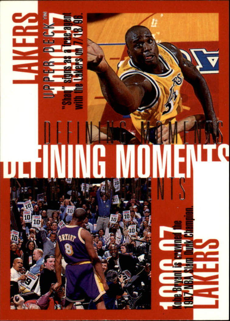 1997-98 Upper Deck #343 Shaquille O'Neal/Kobe Bryant/Eddie Jones/Nick Van Exel