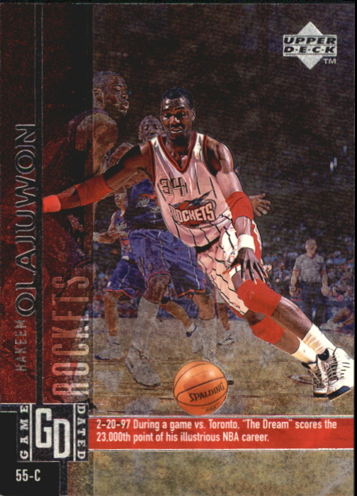 1997-98 Upper Deck Game Dated Memorable Moments #45 Hakeem 