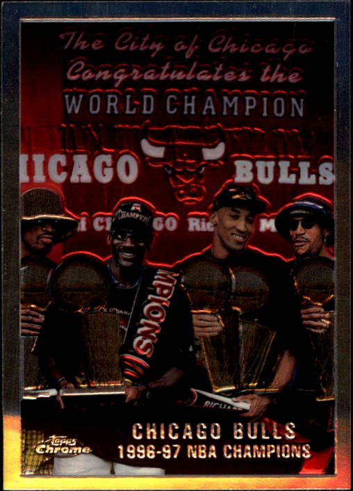 1997-98 Topps Chrome #51 Checklist/Bulls - Team of the 90s/Michael