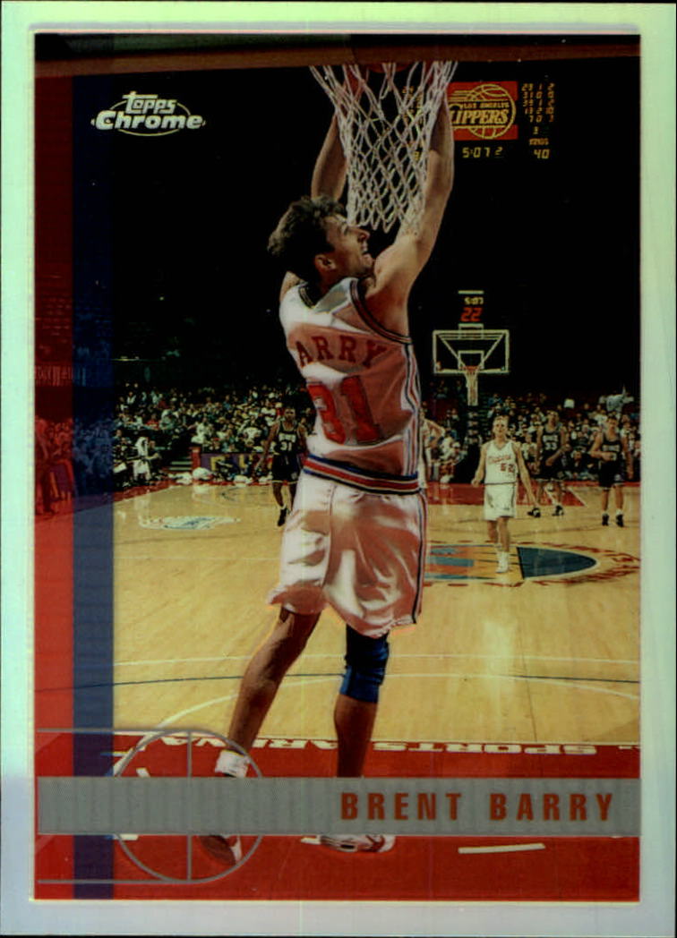 1997-98 Topps Chrome Refractors #52 Brent Barry
