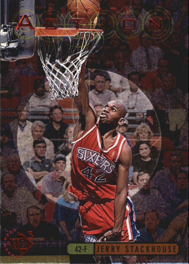 1997-98 UD3 Awesome Action #A3 Jerry Stackhouse