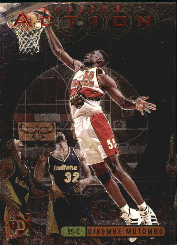 1997-98 UD3 Awesome Action #A18 Dikembe Mutombo