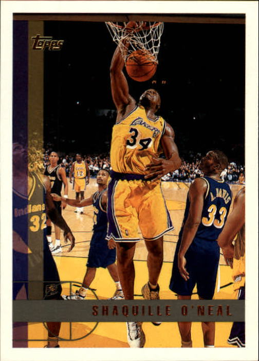 Shaquille O'Neal 1997-98 Topps Chrome Refractor #109 – Basketball