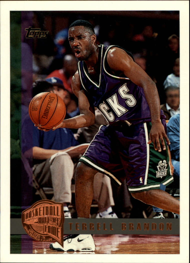 1997-98 Topps Minted in Springfield #113 Terrell Brandon on 