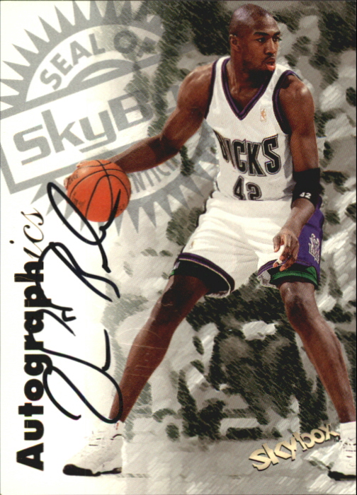 1997-98 SkyBox Premium Autographics #7 Vin Baker