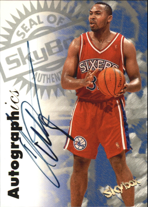 1997-98 SkyBox Premium Autographics #109 Clarence Weatherspoon - NM-MT ...