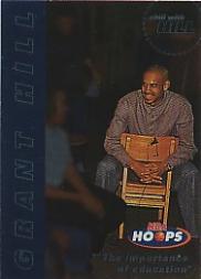1997-98 Hoops Chill with Hill #8 Grant Hill/The importance of education