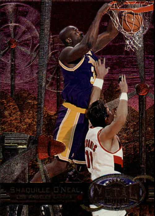 1997-98 Metal Universe #50 Shaquille O'Neal