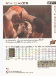 1997-98 Fleer #271 Vin Baker back image