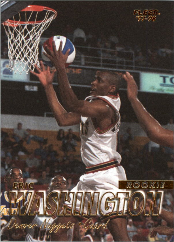 1997-98 Fleer #272 Eric Washington RC