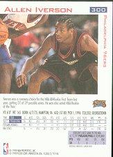 1997-98 Fleer #300 Allen Iverson back image