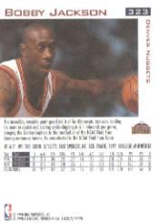 1997-98 Fleer #323 Bobby Jackson RC back image