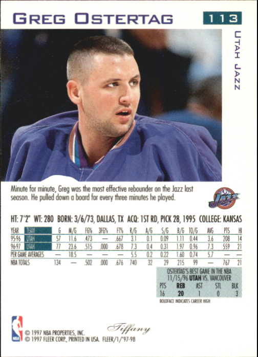 B2858- 1997-98 Fleer Basketball # 201-350 +Inserts -You Pick- 15+ FREE US SHIP - Picture 135 of 135