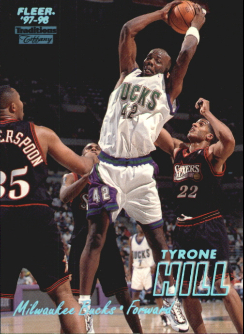 1997-98 Fleer Tiffany Collection #342 Tyrone Hill