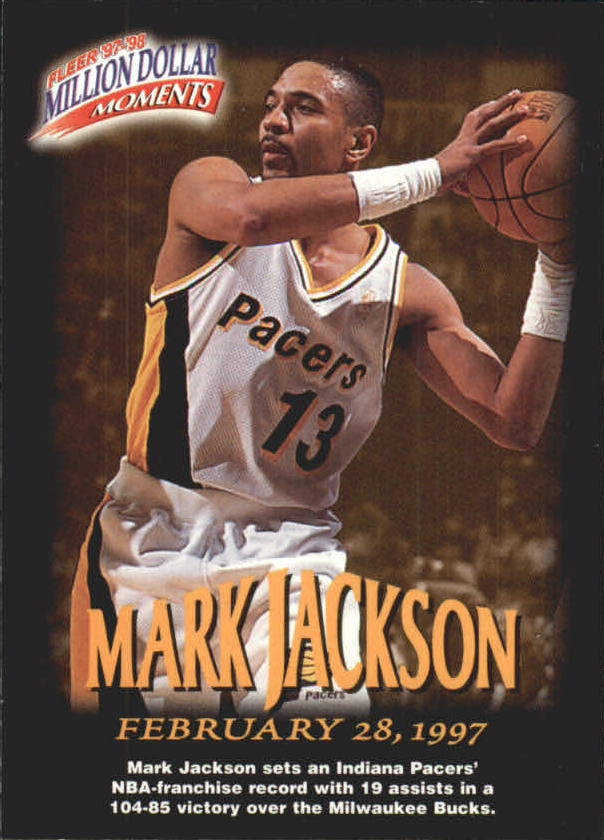 1997-98 Fleer Million Dollar Moments #2 Mark Jackson