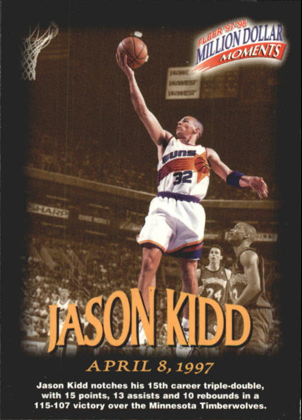 1997-98 Fleer Million Dollar Moments #15 Jason Kidd