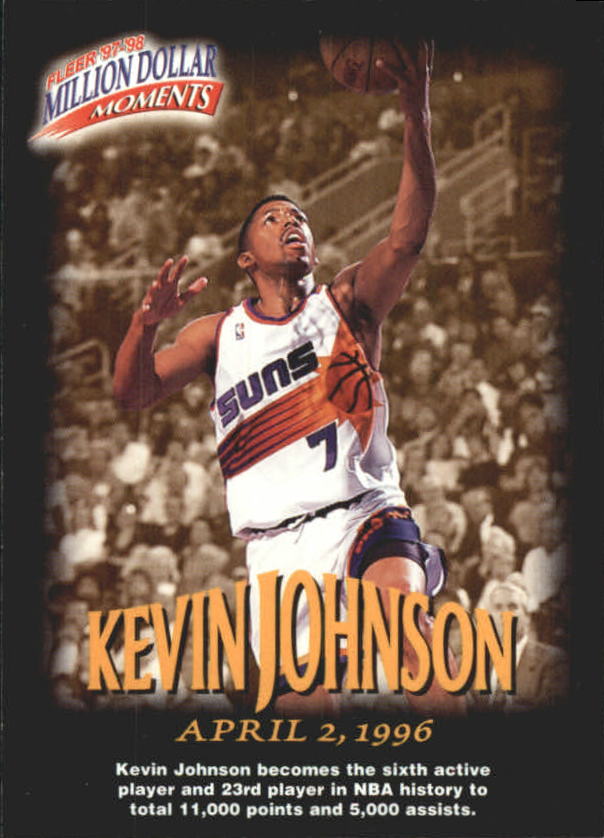 1997-98 Fleer Million Dollar Moments #38 Kevin Johnson