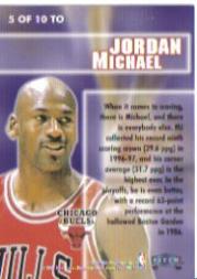 1997-98 Fleer Total O #5 Michael Jordan back image