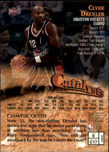 Clyde Drexler cards (1989-2022) Blazers Rockets - You Choose - Picture 116 of 162