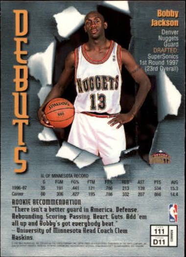 1997-98 Finest Basketball Card Pick (Base) 102-315 - Picture 21 of 361