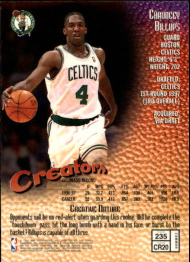 1997-98 Finest Basketball Card Pick (Base) 102-315 - Picture 258 of 361