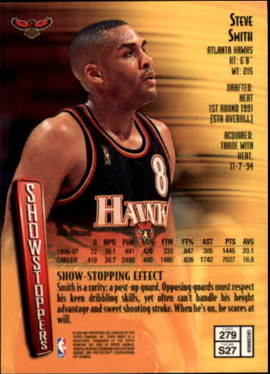 1997-98 Finest Basketball Card Pick (Base) 102-315 - Picture 336 of 361
