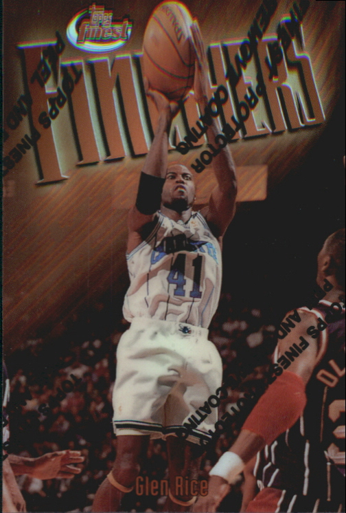 1997-98 Finest Refractors #14 Glen Rice B