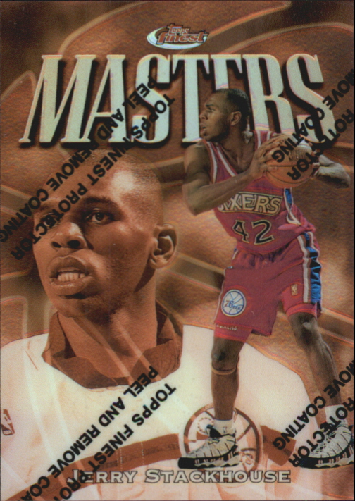 1997-98 Finest Refractors #53 Jerry Stackhouse B