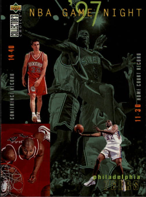 1997-98 Collector's Choice #175 Allen Iverson/Jerry Stackhouse/Derrick Coleman/Rex Walters