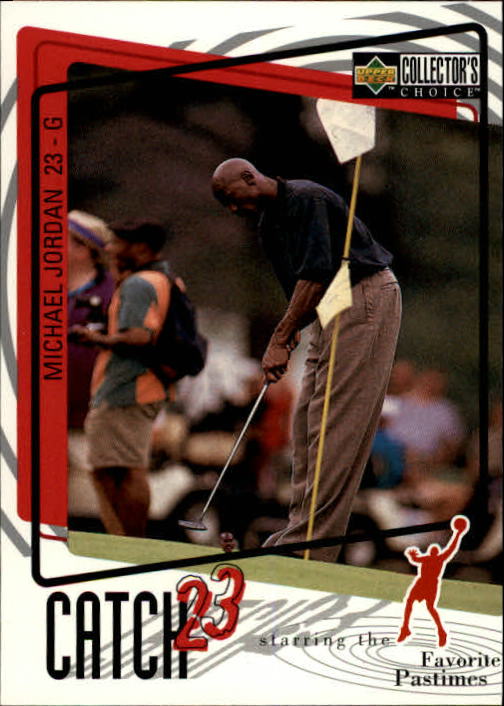 1997-98 Collector's Choice #188 Michael Jordan/Catch 23 Favorite Pastimes