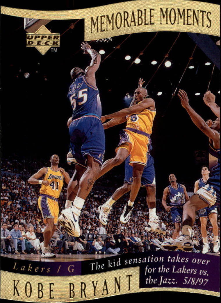 1997-98 Collector's Choice Memorable Moments #4 Kobe Bryant
