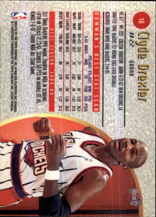 Clyde Drexler cards (1989-2022) Blazers Rockets - You Choose - Picture 112 of 162