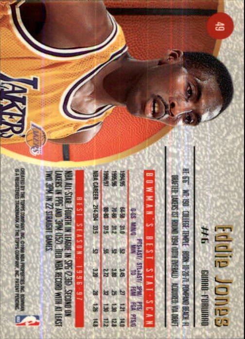 A9788- 1997-98 Bowman's Best Bk #s 1-125 +Rookies -You Pick- 15+ FREE US SHIP - Picture 97 of 247