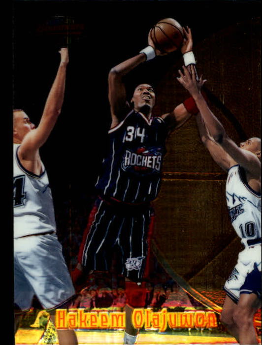1997-98 Bowman's Best #58 Hakeem Olajuwon