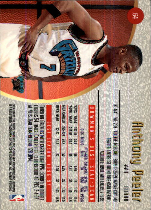 A9788- 1997-98 Bowman's Best Bk #s 1-125 +Rookies -You Pick- 15+ FREE US SHIP - Picture 127 of 247