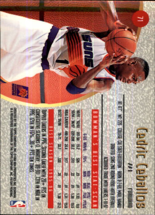 A9788- 1997-98 Bowman's Best Bk #s 1-125 +Rookies -You Pick- 15+ FREE US SHIP - Picture 141 of 247