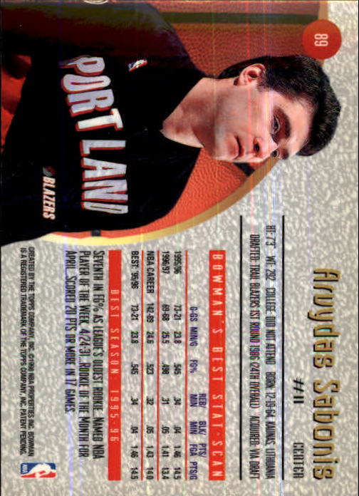 A9788- 1997-98 Bowman's Best Bk #s 1-125 +Rookies -You Pick- 15+ FREE US SHIP - Picture 175 of 247