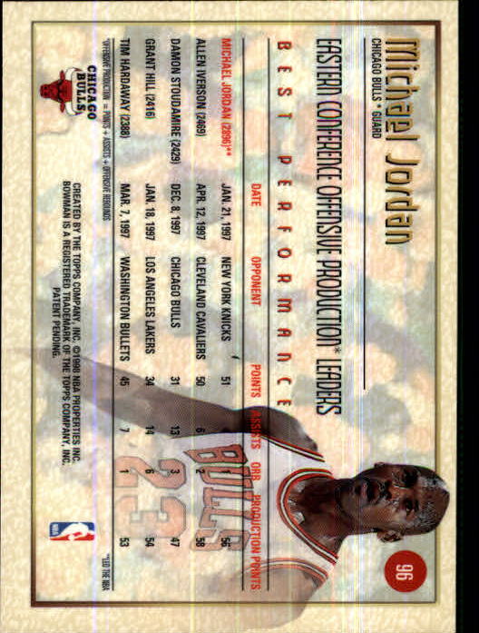 A9788- 1997-98 Bowman's Best Bk #s 1-125 +Rookies -You Pick- 15+ FREE US SHIP - Picture 189 of 247