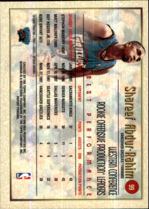 A9788- 1997-98 Bowman's Best Bk #s 1-125 +Rookies -You Pick- 15+ FREE US SHIP - Picture 195 of 247
