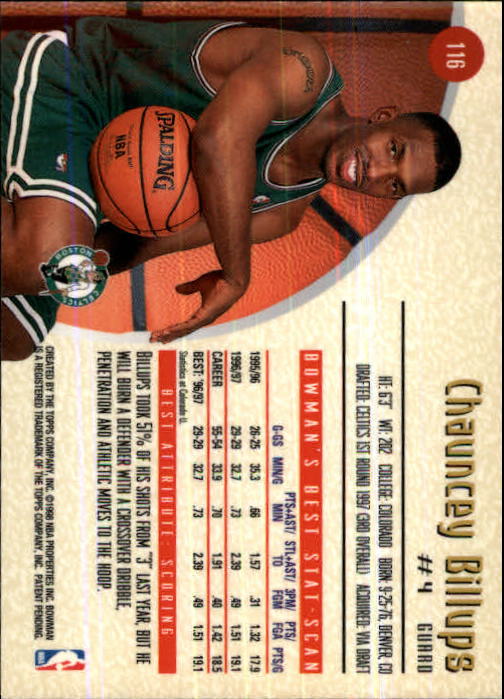 A9788- 1997-98 Bowman's Best Bk #s 1-125 +Rookies -You Pick- 15+ FREE US SHIP - Picture 229 of 247