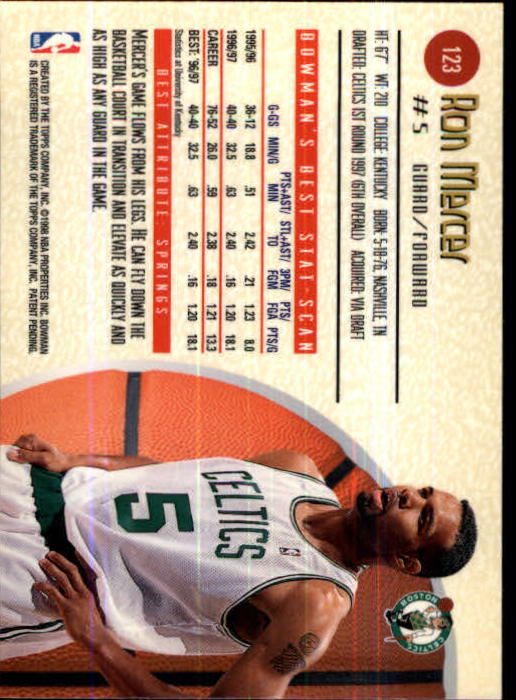 A9788- 1997-98 Bowman's Best Bk #s 1-125 +Rookies -You Pick- 15+ FREE US SHIP - Picture 243 of 247