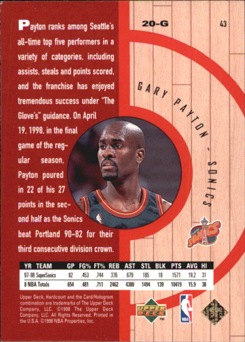 Gary Payton cards (1991-2022) Sonics Heat Lakers Bucks - You Choose - Picture 99 of 258