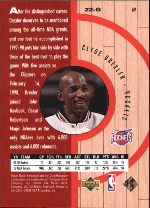 Clyde Drexler cards (1989-2022) Blazers Rockets - You Choose - Picture 129 of 162
