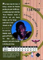 1998 Upper Deck Hardcourt Home Court Advantage Plus #18 Dikembe Mutombo back image