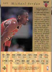 1998 Upper Deck Michael Jordan Gatorade #2 Michael Jordan back image