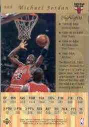 1998 Upper Deck Michael Jordan Gatorade #6 Michael Jordan back image