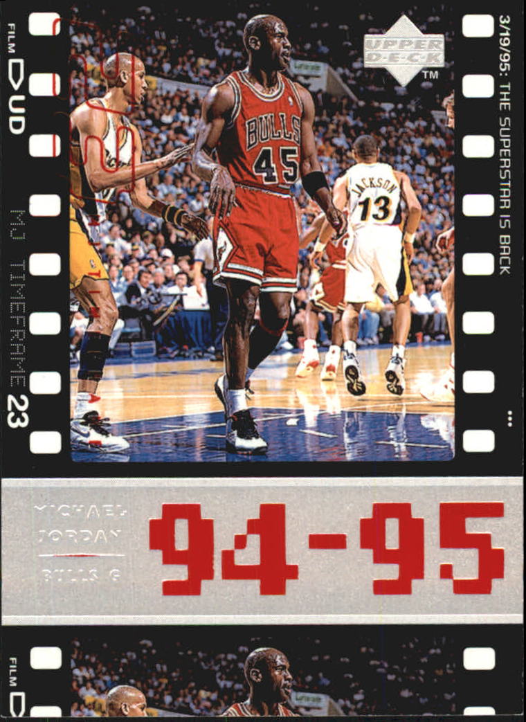  1995 Upper Deck #7 One on One Michael Jordan '94